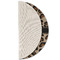 Granite Leopard Round Linen Placemats - HALF FOLDED (single sided)