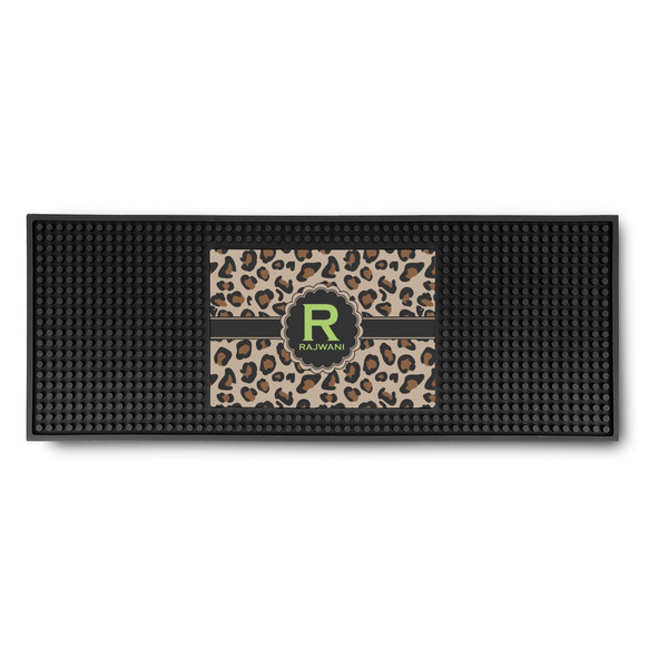 Custom Granite Leopard Rubber Bar Mat (Personalized)