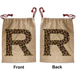 Granite Leopard Santa Sack - Front & Back (Personalized)