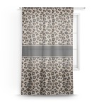 Granite Leopard Sheer Curtain
