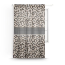Granite Leopard Sheer Curtain - 50"x84"