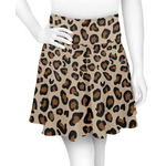 Granite Leopard Skater Skirt - Large