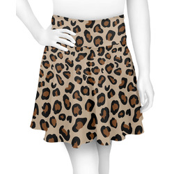 Granite Leopard Skater Skirt - X Large