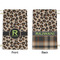 Granite Leopard Small Laundry Bag - Front & Back View