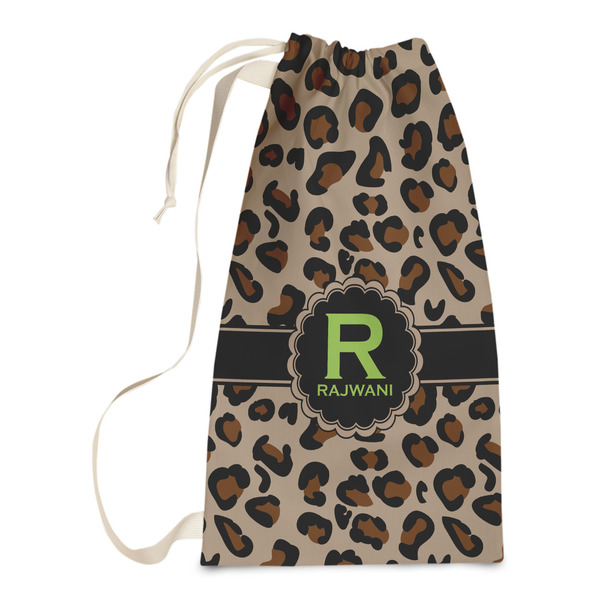 Custom Granite Leopard Laundry Bags - Small (Personalized)