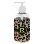 Granite Leopard Plastic Soap / Lotion Dispenser (8 oz - Small - White) (Personalized)