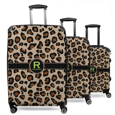 leopard suitcase sets