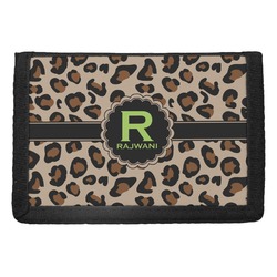 Granite Leopard Trifold Wallet (Personalized)