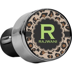 Granite Leopard USB Car Charger (Personalized)