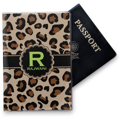 Granite Leopard Vinyl Passport Holder (Personalized)
