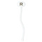 Granite Leopard White Plastic 7" Stir Stick - Oval - Single Stick