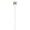 Granite Leopard White Plastic 7" Stir Stick - Round - Single Stick