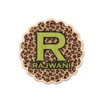 Granite Leopard Genuine Maple or Cherry Wood Sticker (Personalized)