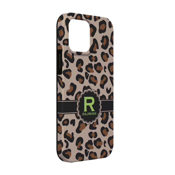 Custom Granite Leopard iPhone Case - Rubber Lined - iPhone 13 Pro (Personalized)