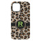 Granite Leopard iPhone 15 Plus Tough Case - Back