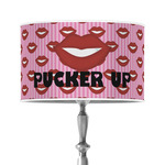 Lips (Pucker Up) 12" Drum Lamp Shade - Poly-film