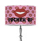 Lips (Pucker Up) 12" Drum Lampshade - ON STAND (Poly Film)