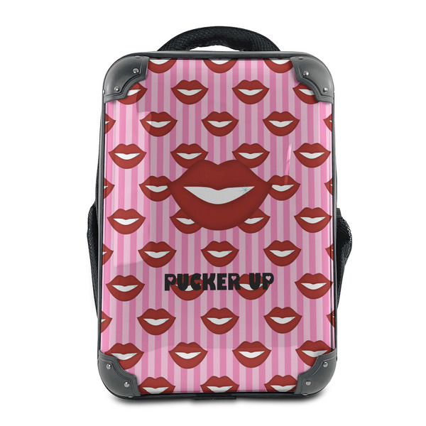 Custom Lips (Pucker Up) 15" Hard Shell Backpack