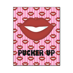 Lips (Pucker Up) Wood Print - 16x20