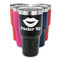 Lips (Pucker Up) 30 oz Stainless Steel Ringneck Tumblers - Parent/Main