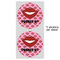 Lips (Pucker Up) 5" Multipurpose Round Label - Sheet