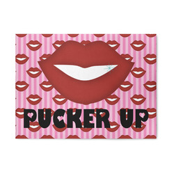 Lips (Pucker Up) 5' x 7' Indoor Area Rug