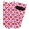 Lips (Pucker Up) Adult Ankle Socks - Single Pair - Front and Back