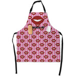 Lips (Pucker Up) Apron With Pockets