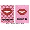 Lips (Pucker Up)  Baby Blanket (Double Sided - Printed Front and Back)