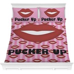 Lips (Pucker Up) Comforters