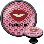 Lips (Pucker Up) Cabinet Knob (Black)