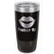 Lips (Pucker Up) Black Polar Camel Tumbler - 20oz - Front