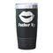 Lips (Pucker Up) Black Polar Camel Tumbler - 20oz - Single Sided - Approval