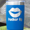 Lips (Pucker Up) Blue Polar Camel Tumbler - 20oz - Close Up