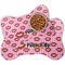 Lips (Pucker Up) Bone Shaped Dog Mats - MAIN