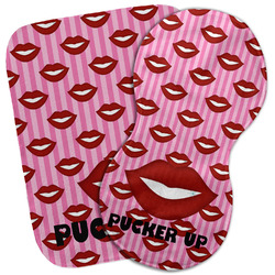 Lips (Pucker Up) Burp Cloth
