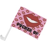 Lips (Pucker Up) Car Flag - Small