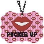 Lips (Pucker Up) Rear View Mirror Decor