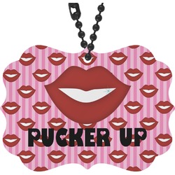 Lips (Pucker Up) Rear View Mirror Charm