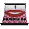 Lips (Pucker Up) Duvet Cover - King - On Bed - No Prop