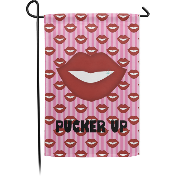 Custom Lips (Pucker Up) Garden Flag