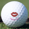 Lips (Pucker Up) Golf Ball - Non-Branded - Front