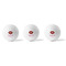 Lips (Pucker Up) Golf Balls - Generic - Set of 3 - APPROVAL