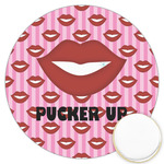 Lips (Pucker Up) Printed Cookie Topper - 3.25"