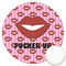 Lips (Pucker Up) Icing Circle - Large - Front