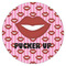 Lips (Pucker Up) Icing Circle - Large - Single