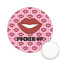 Lips (Pucker Up) Icing Circle - Small - Front