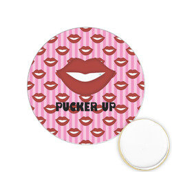 Lips (Pucker Up) Printed Cookie Topper - 1.25"