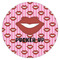 Lips (Pucker Up) Icing Circle - XSmall - Single