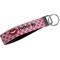 Lips (Pucker Up) Webbing Keychain FOB with Metal